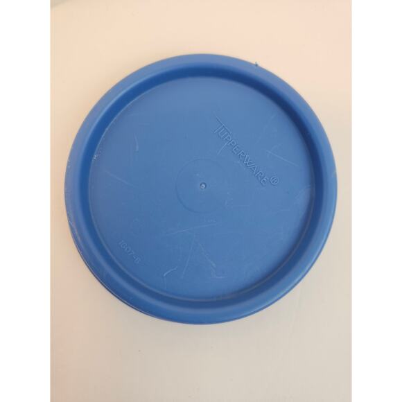Tupperware Modular Mate Spaghetti Storage #1661 Lid & Insert Blue 4 3/4 Cups - Picture 6 of 9